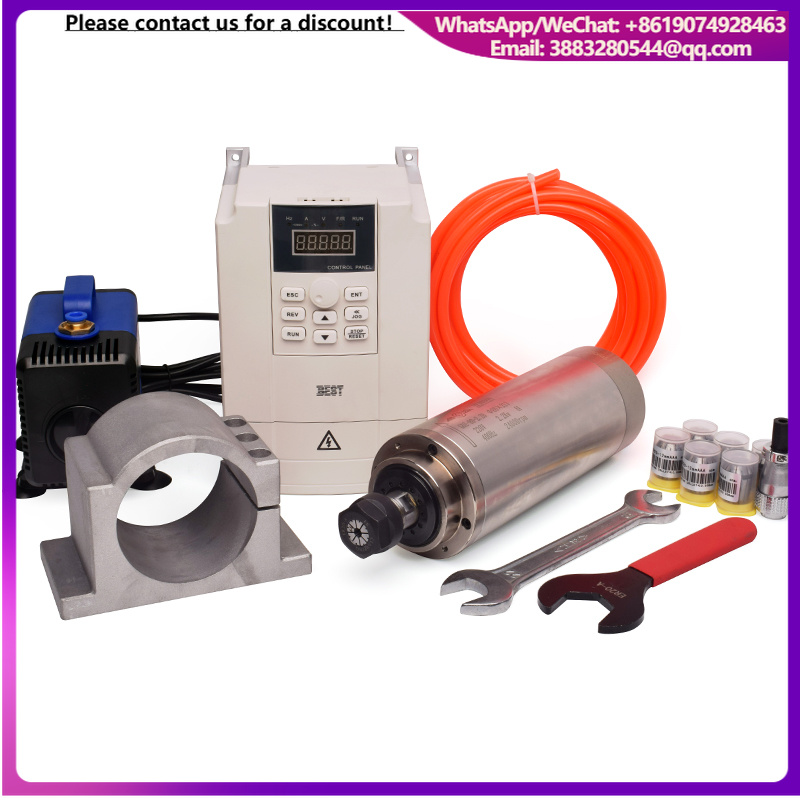 2.2Kw Water Cooled Spindle Kit Vfd - Cheap Price High Speed GDZ Spindle