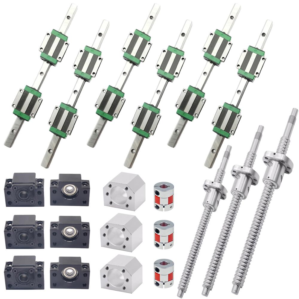 Square Linear Guide Sets HGR20 - Hgr20 Linear Guide Rail Ballscrew Set 评论和价格