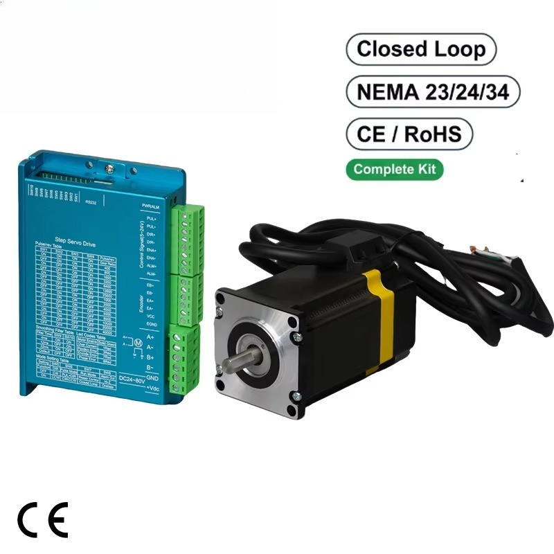 Nema 23 24 34 Closed Loop Step - Nema 23 Closed Loop Stepper Motor Driver Kit 评论和价格